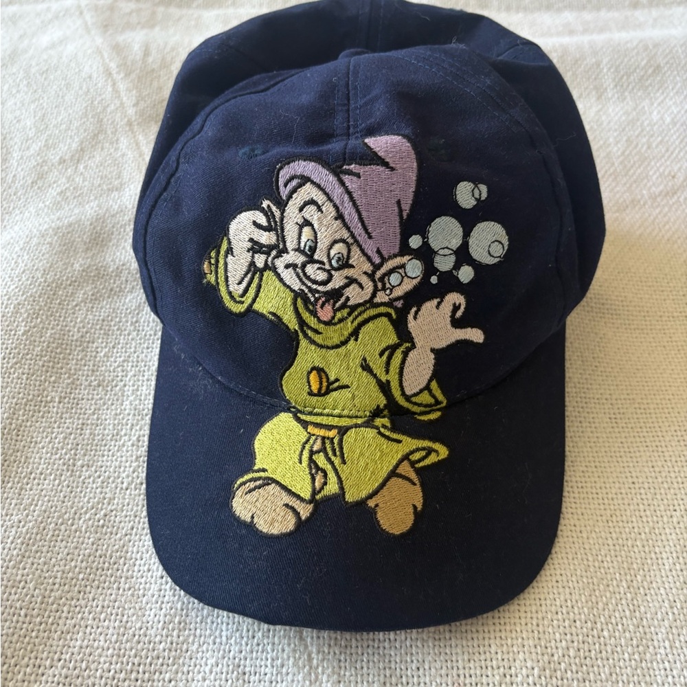 Disney Blue Hat with Dopey Embroidery